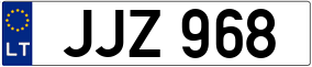 Truck License Plate